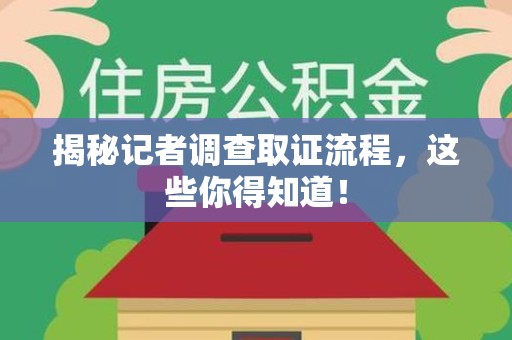 新罗揭秘记者调查取证流程，这些你得知道！