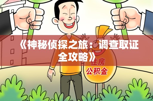 新罗《神秘侦探之旅：调查取证全攻略》