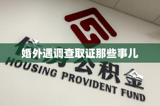 新罗婚外遇调查取证那些事儿