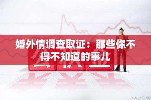 新罗婚外情调查取证：那些你不得不知道的事儿